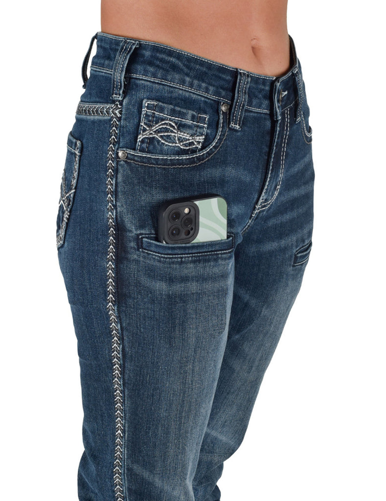 Cowgirl Tuff Jeans - Rusty ZigZag