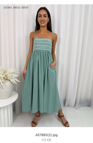 Teal  Maxi Dress - Teal