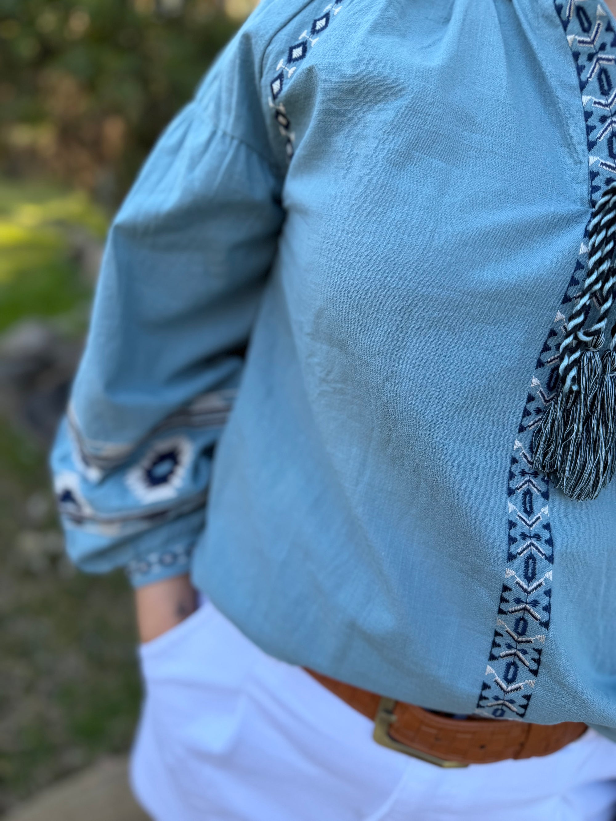 The Mesa Blouse Blue
