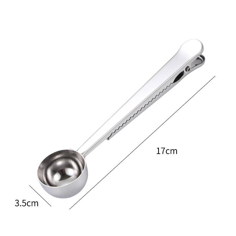 Stainless Steel Coffee Spoon with Bag Clip