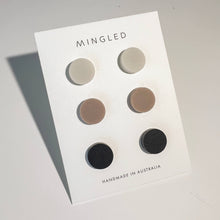 Set of 3 Studs - 15mm round studs trio pack No. 2
