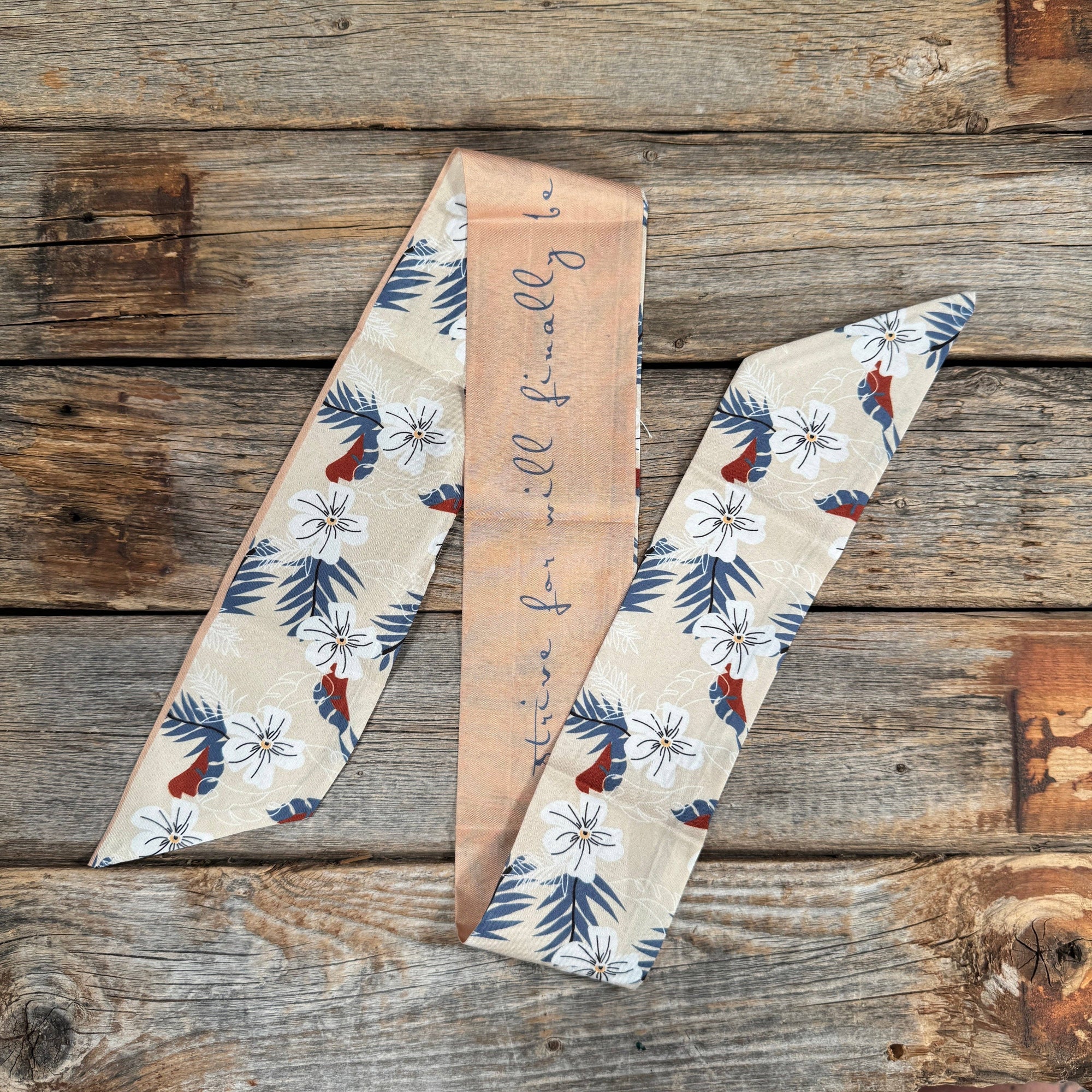 Tan Western Skinny Mini Wild Rag Scarf / Cowgirl Necktie  