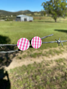 Earrings- Pretty in pink studs