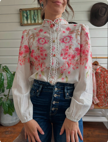 Julz Floral Print Top