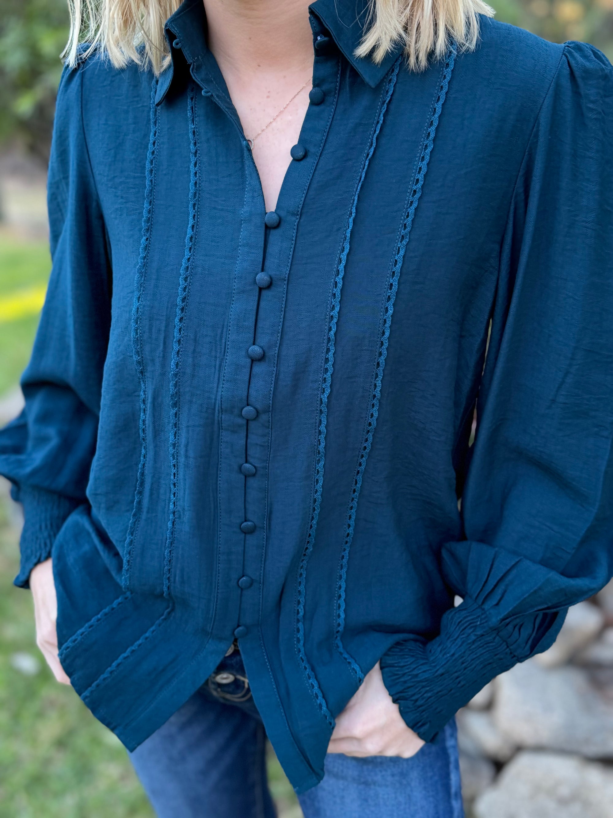 Sunday Teal Shirt