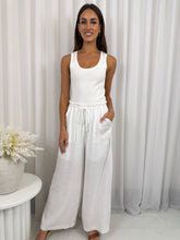 White Linen Pants