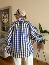 Gingham Top - 914 - Blue