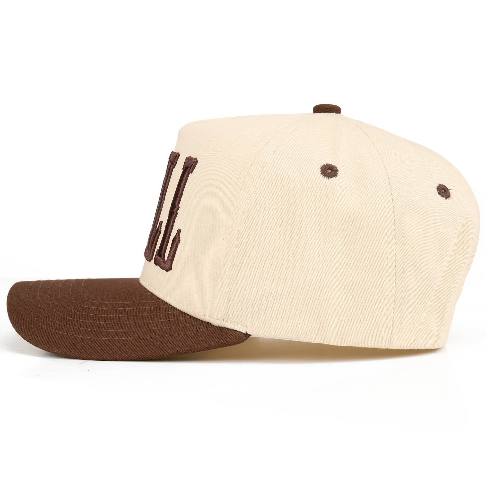 Y'ALL Letter Embroidered Two Tone Cap