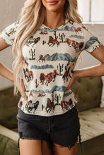 Western Mesh Short Sleeve T-Shirt