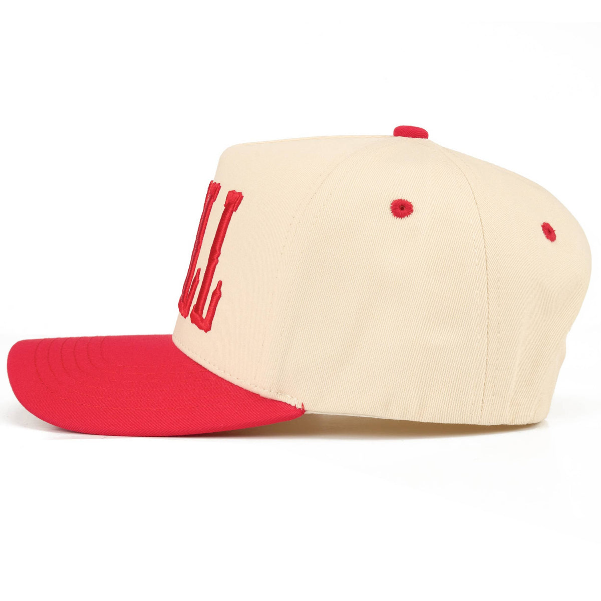 Y'ALL Letter Embroidered Two Tone Cap
