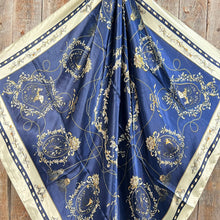 35X35" Blue Carriage Wild Rag/Scarf WR328