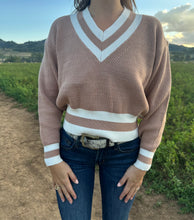 V Neck Knit - Bone
