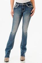 Aztec Embroidery Mid-Rise Boot cut 34" | EB-61876