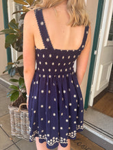 Mini flower dress-navy
