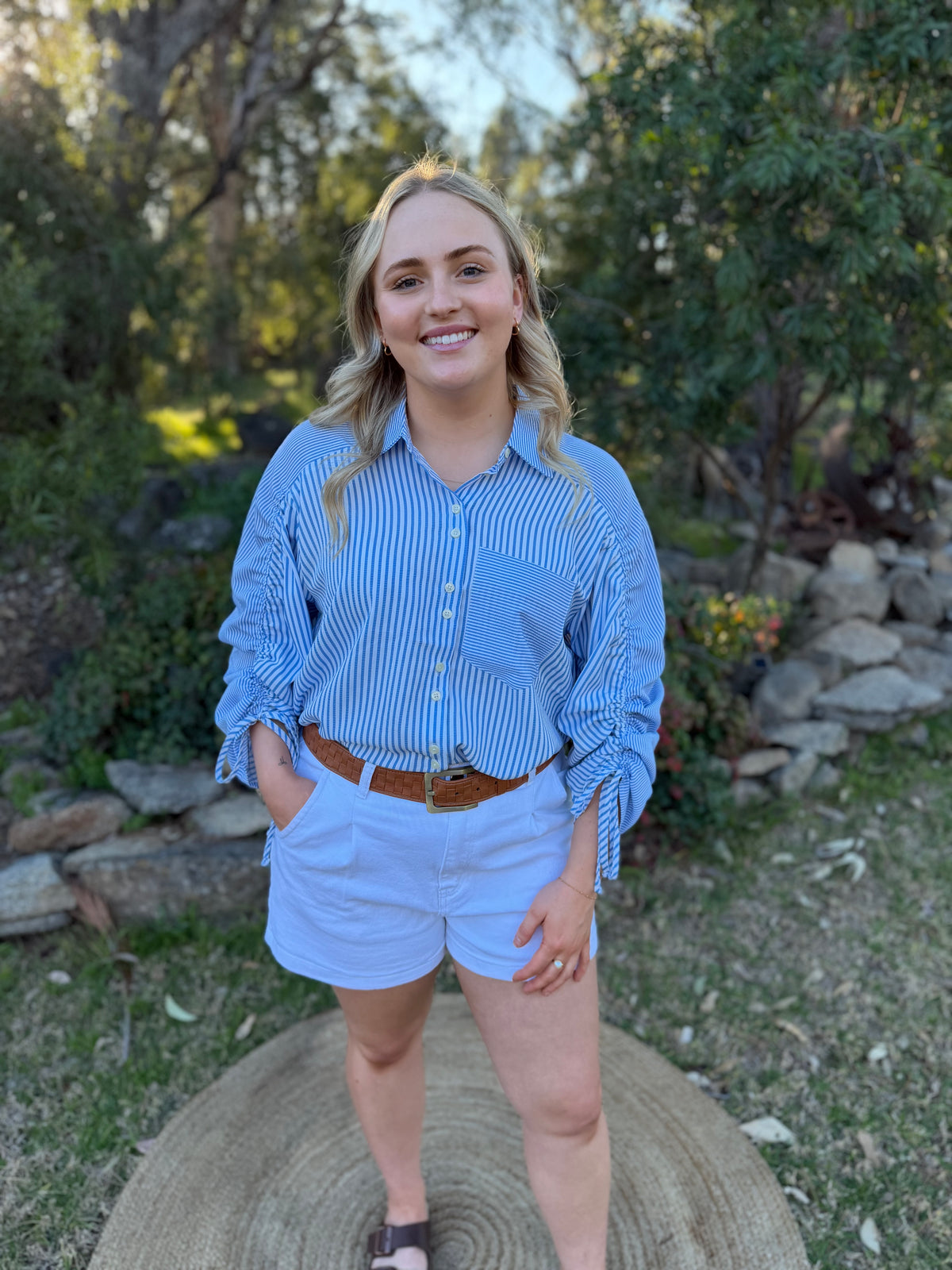 Stockyard Stripe Shirt | Blue