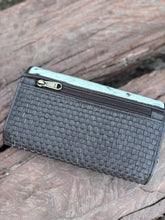 Cowhide - New York Slim Weave - Chocolate - Wallet