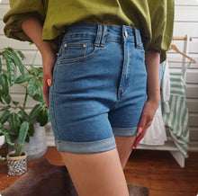 Denim Shorts - Med Blue