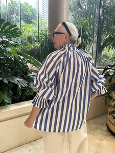 Stripe Shirt - 921 - Blue