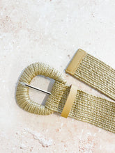 Eudice Point Buckle Straw Belt