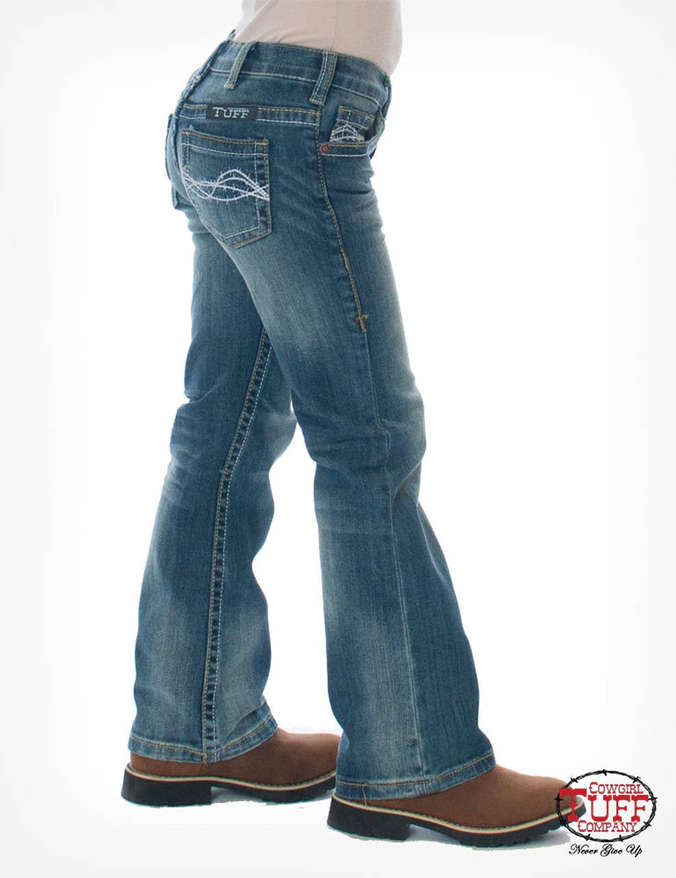 Cowgirl Tuff - Girl's Don't Fence Me In Jean