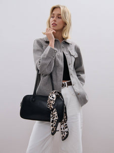 Leopard Patterned Lightweight Scarf