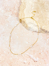 Dainty Pearl Trio 18K Gold Plated Necklace