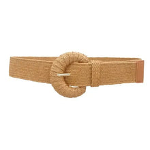 (Best) WRAPPED HALFMOON ELASTIC STRAW BELT