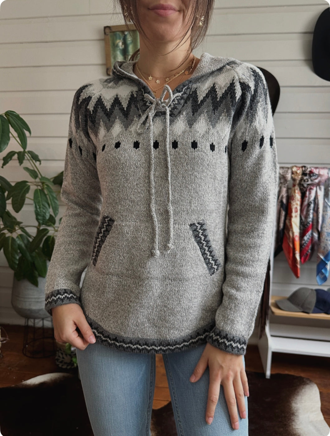Knit - Bonnie Hoodie -  Grey