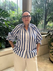 Stripe Shirt - 921 - Blue