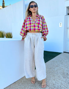 Linen Pants - 800 - White