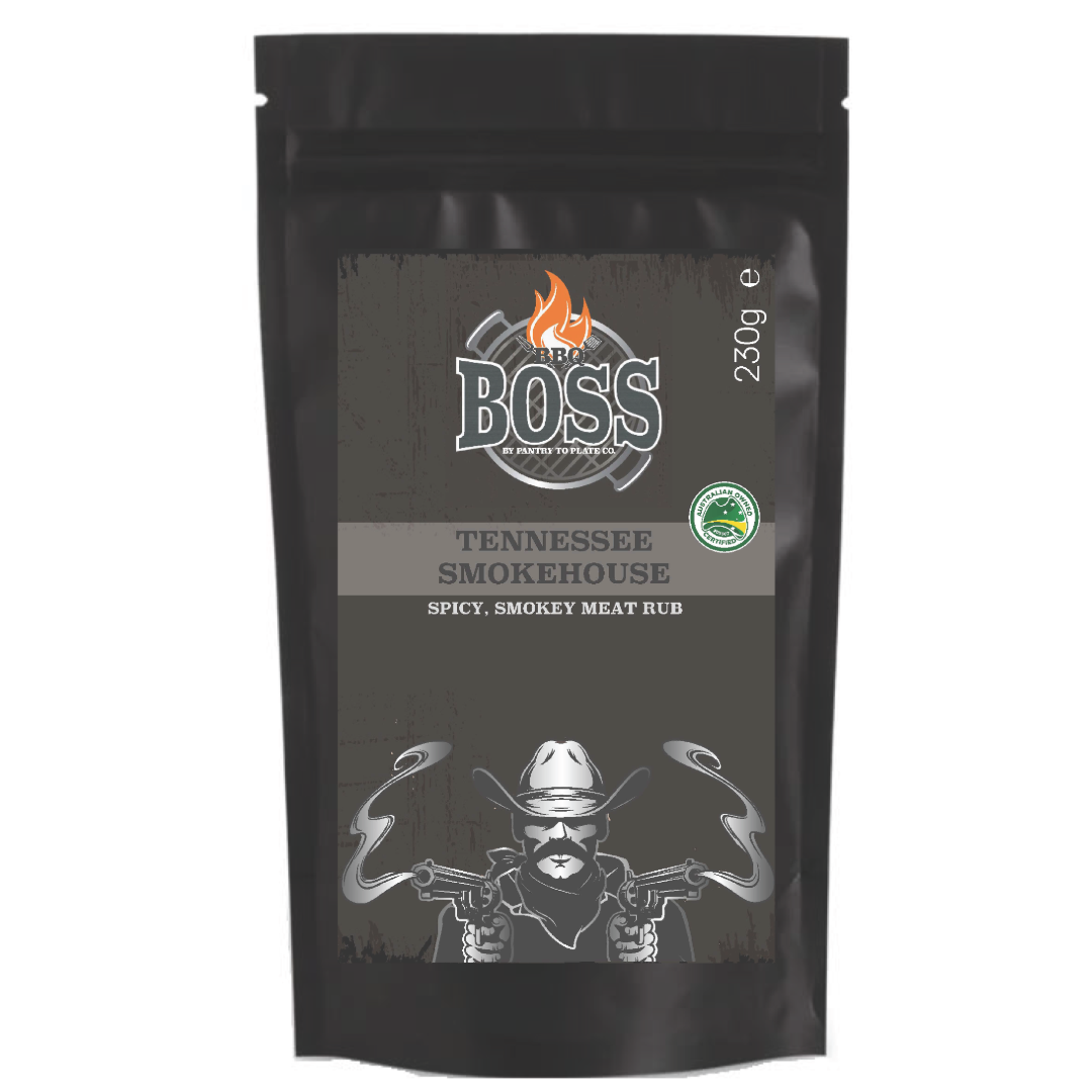 BBQ BOSS Tennessee Smokehouse BBQ Meat Rub Pouch 230g