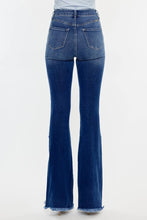 WESTERN HIGH RISE FRAYED HEM FLARE-KC7858M