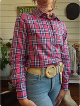 IVY SHIRT - PINK PLAID