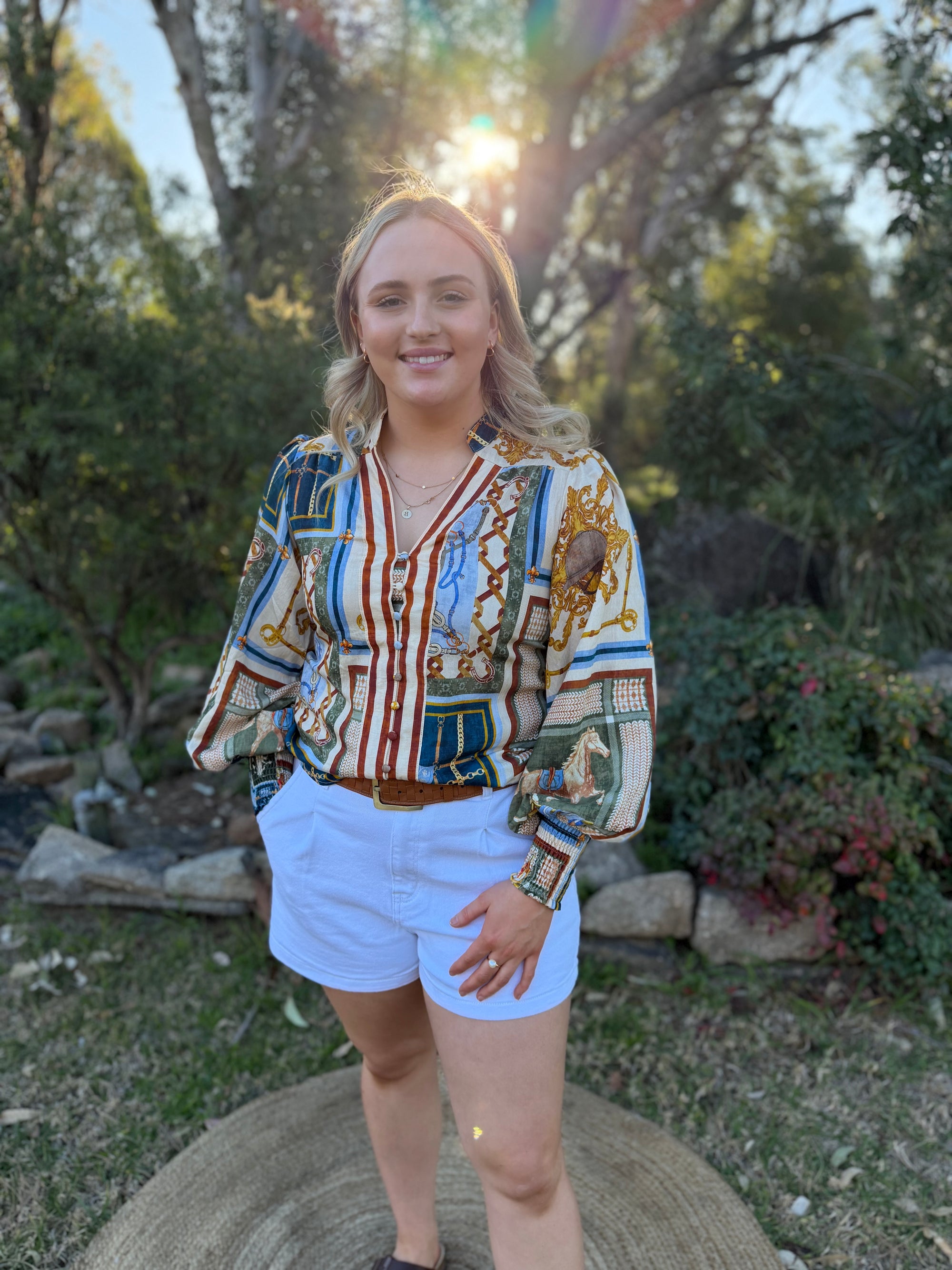Stirrup Row Blouse
