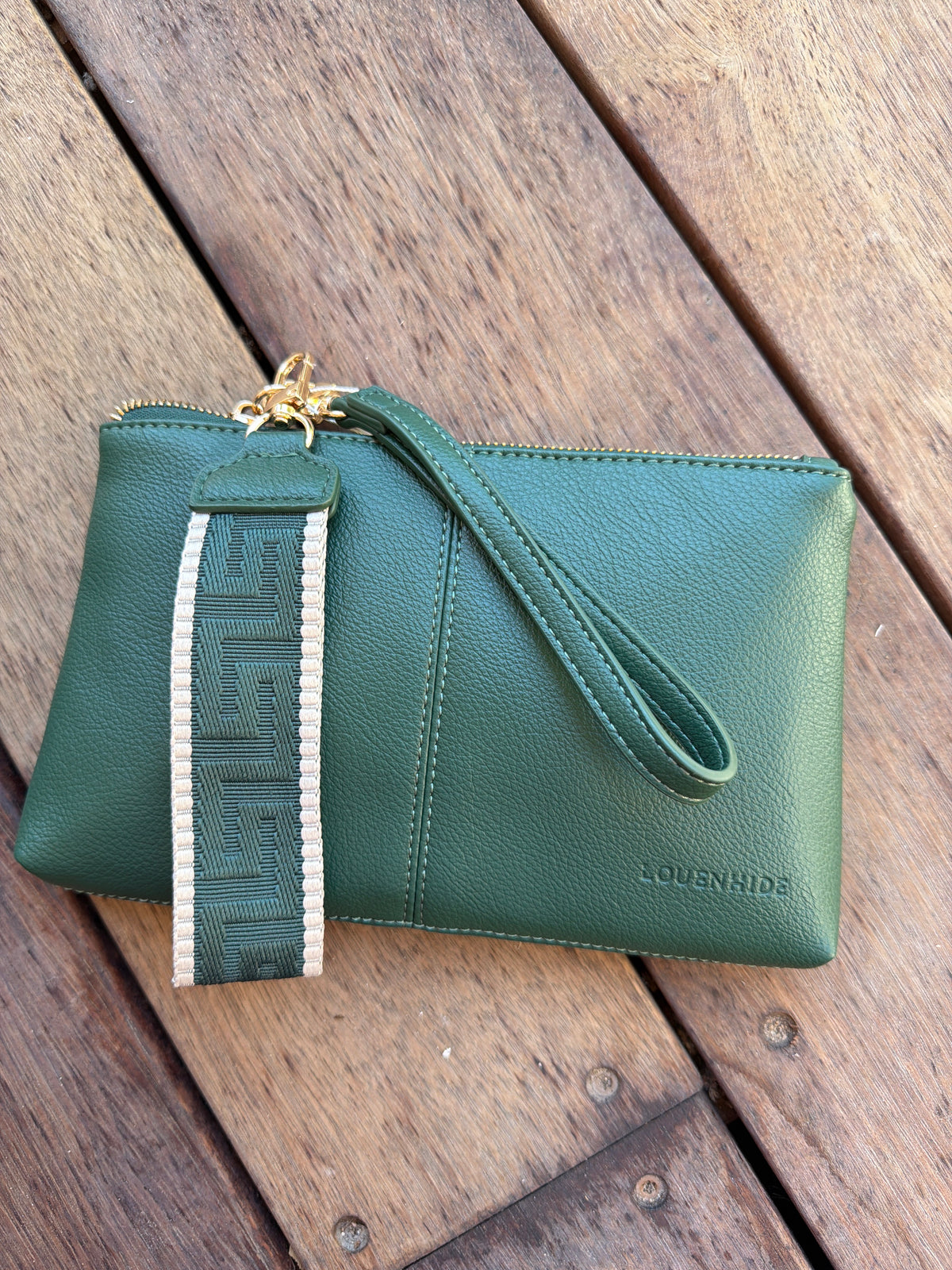 Mimi Clutch - Forrest green