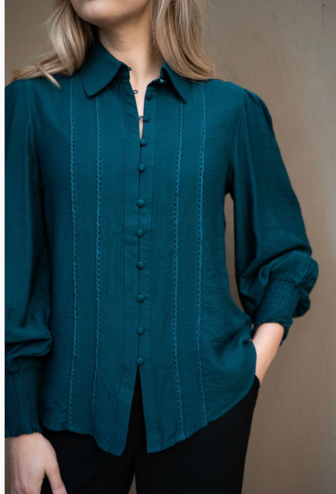 Sunday Teal Shirt