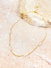 Dainty Pearl Trio 18K Gold Plated Necklace