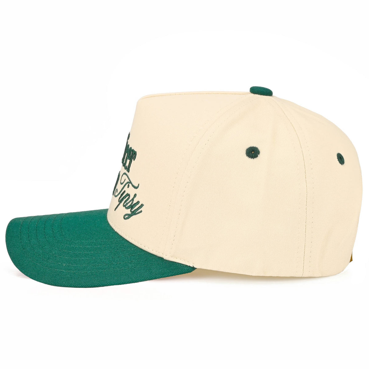 I'M NICER WHEN I AM TIPSY Cap green