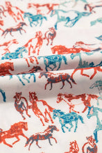 Plus Size Western Horse V-Neck Blouse