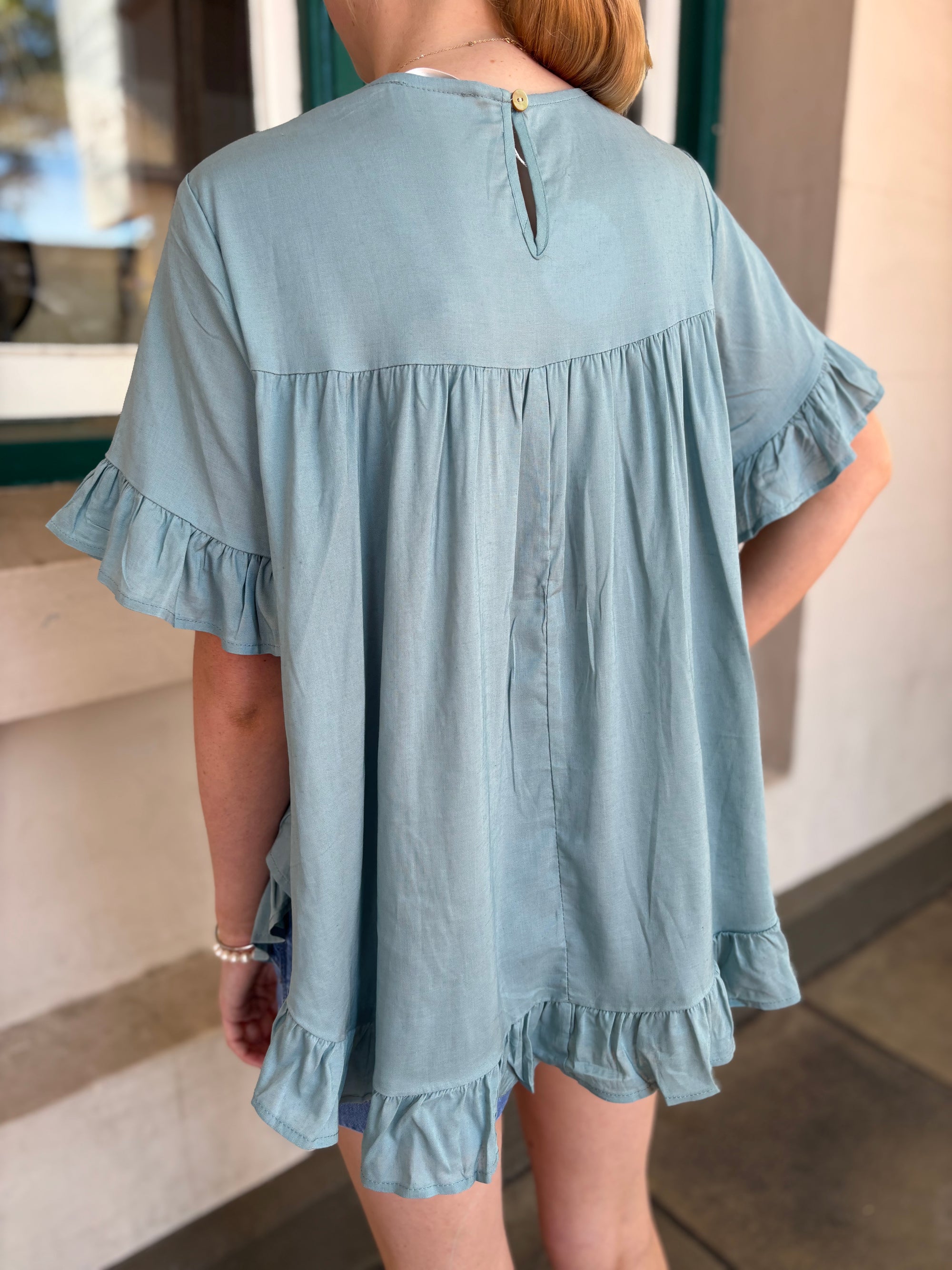 Teal swing top