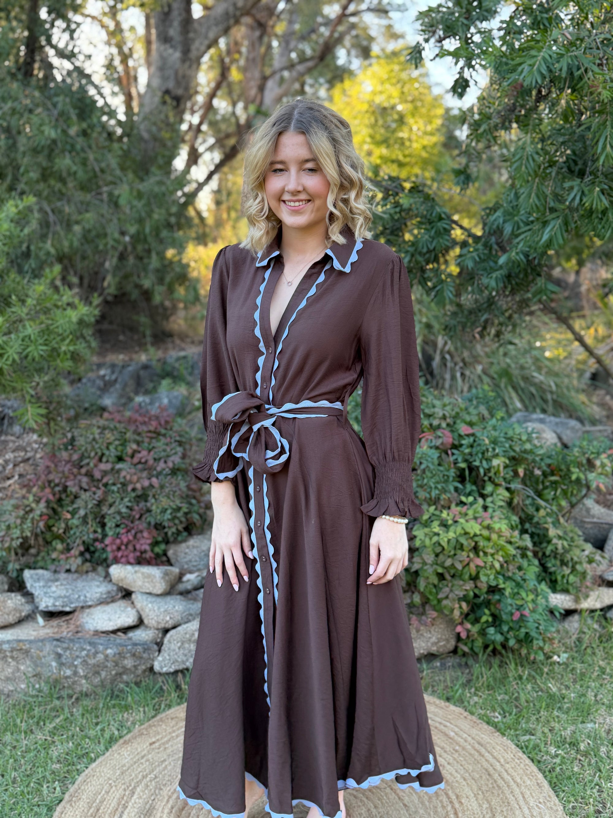 Mocha Belle Midi Dress