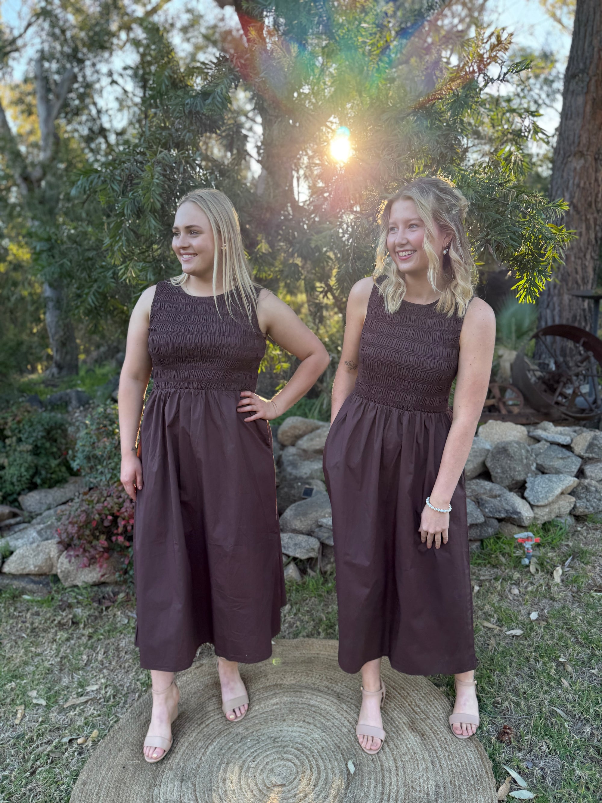 The Oakley Chocolate Midi Dress