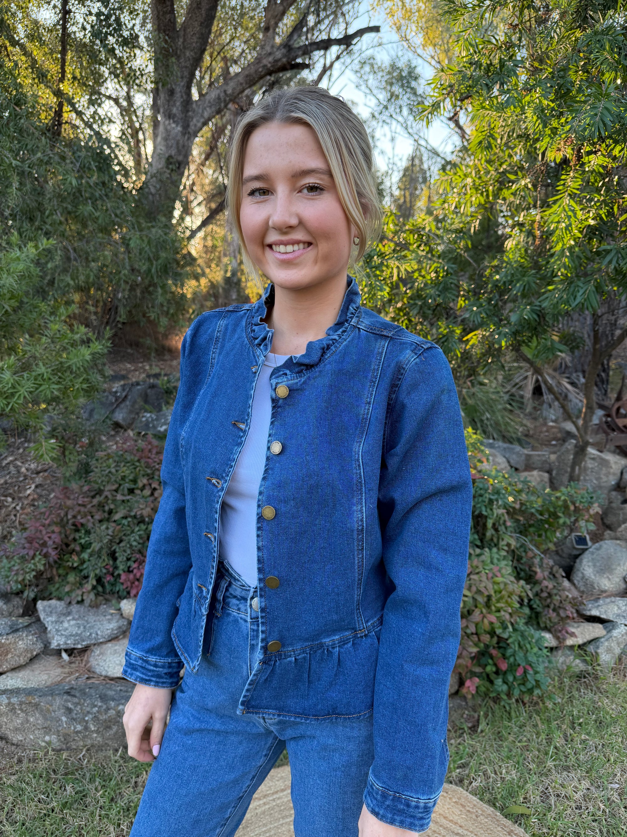 Denim Jacket CGJ18 frill