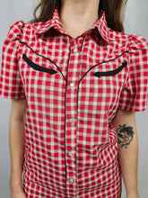 MK611 SL Button Down Shirt - Red Gingham