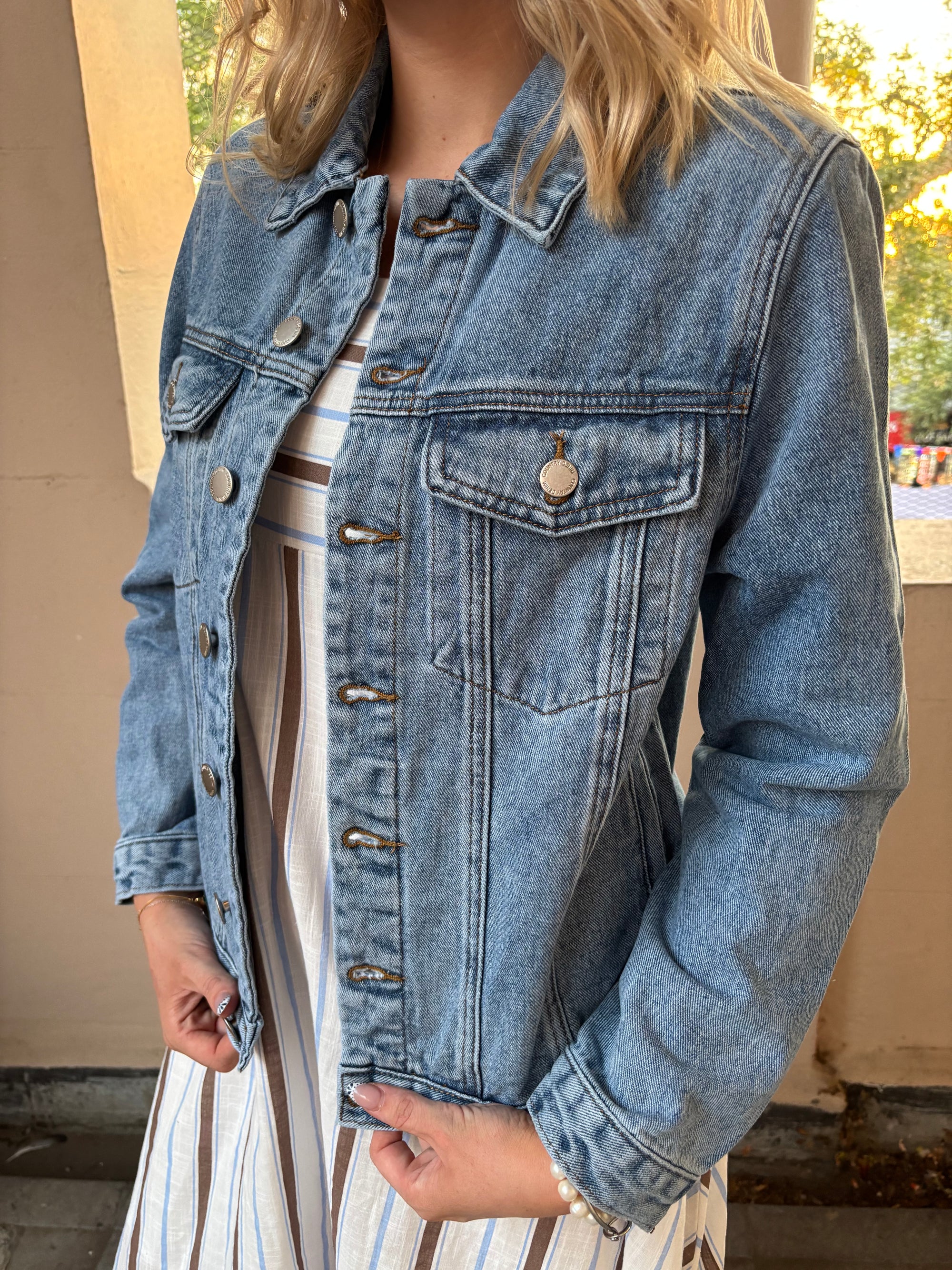 Denim Jacket ~ Light wash