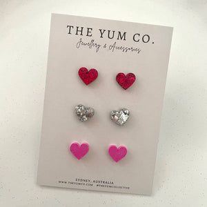 Heart Stud Pack