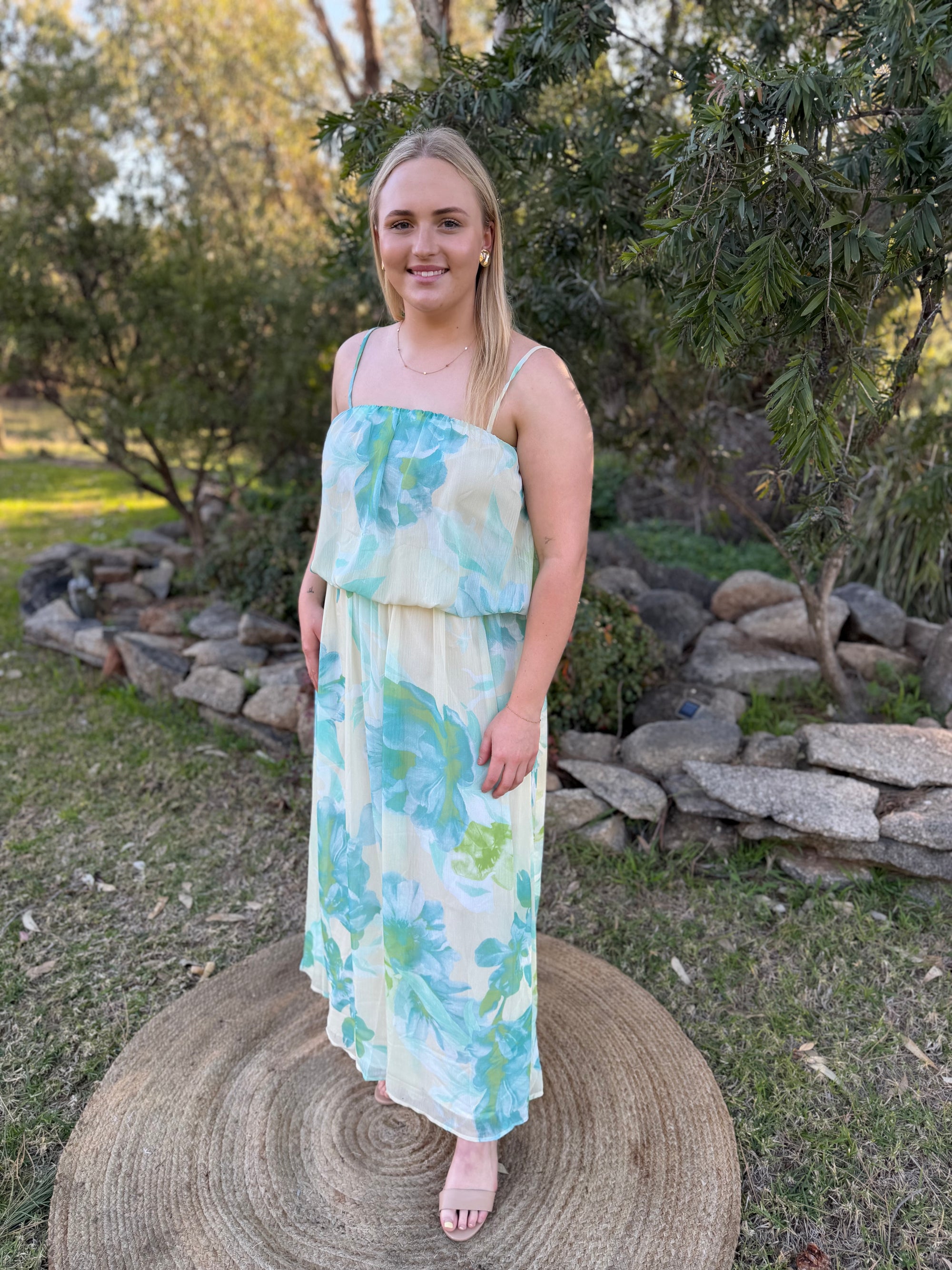 Sea breeze Maxi dress