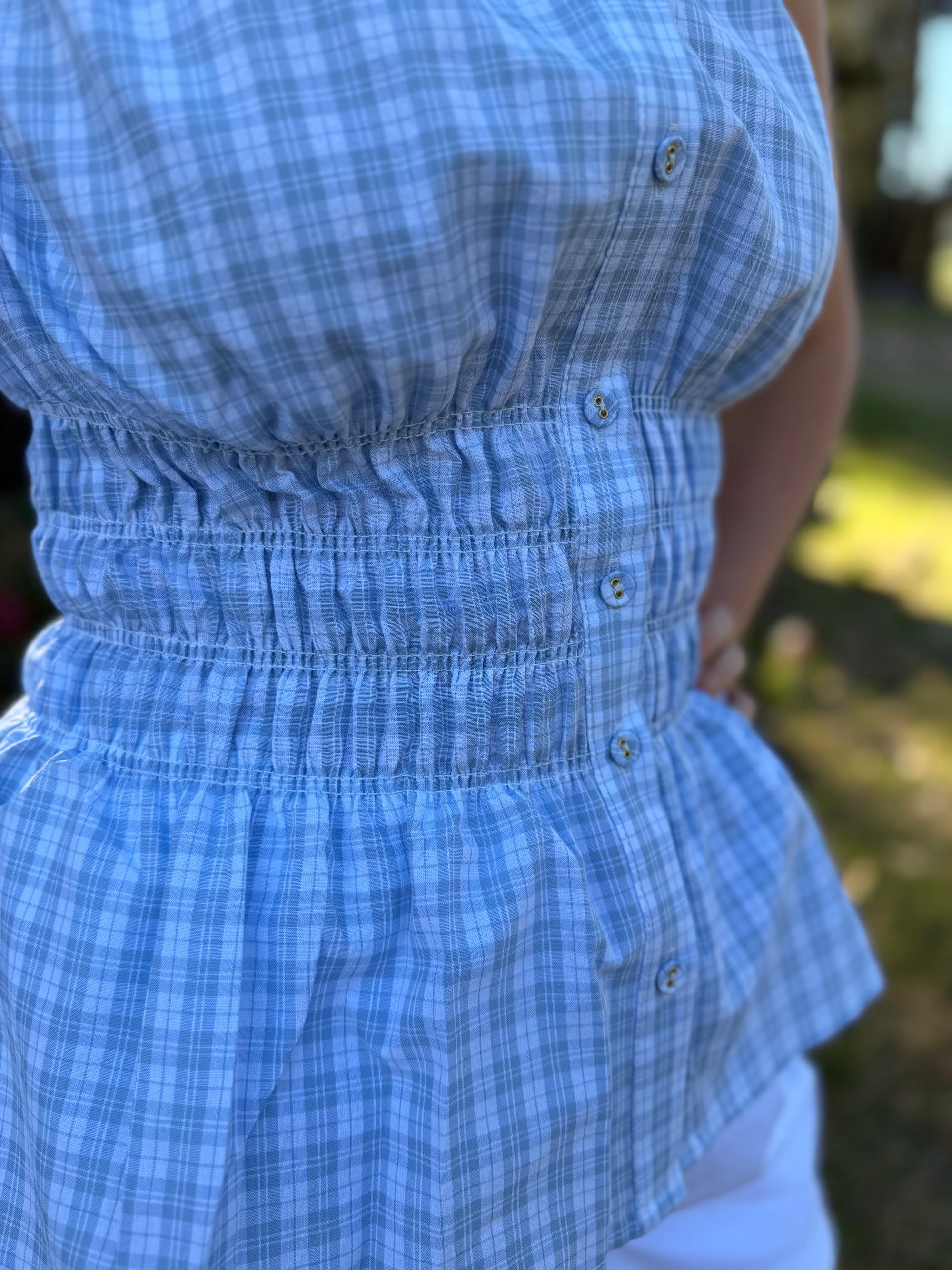 Hadley Check Top