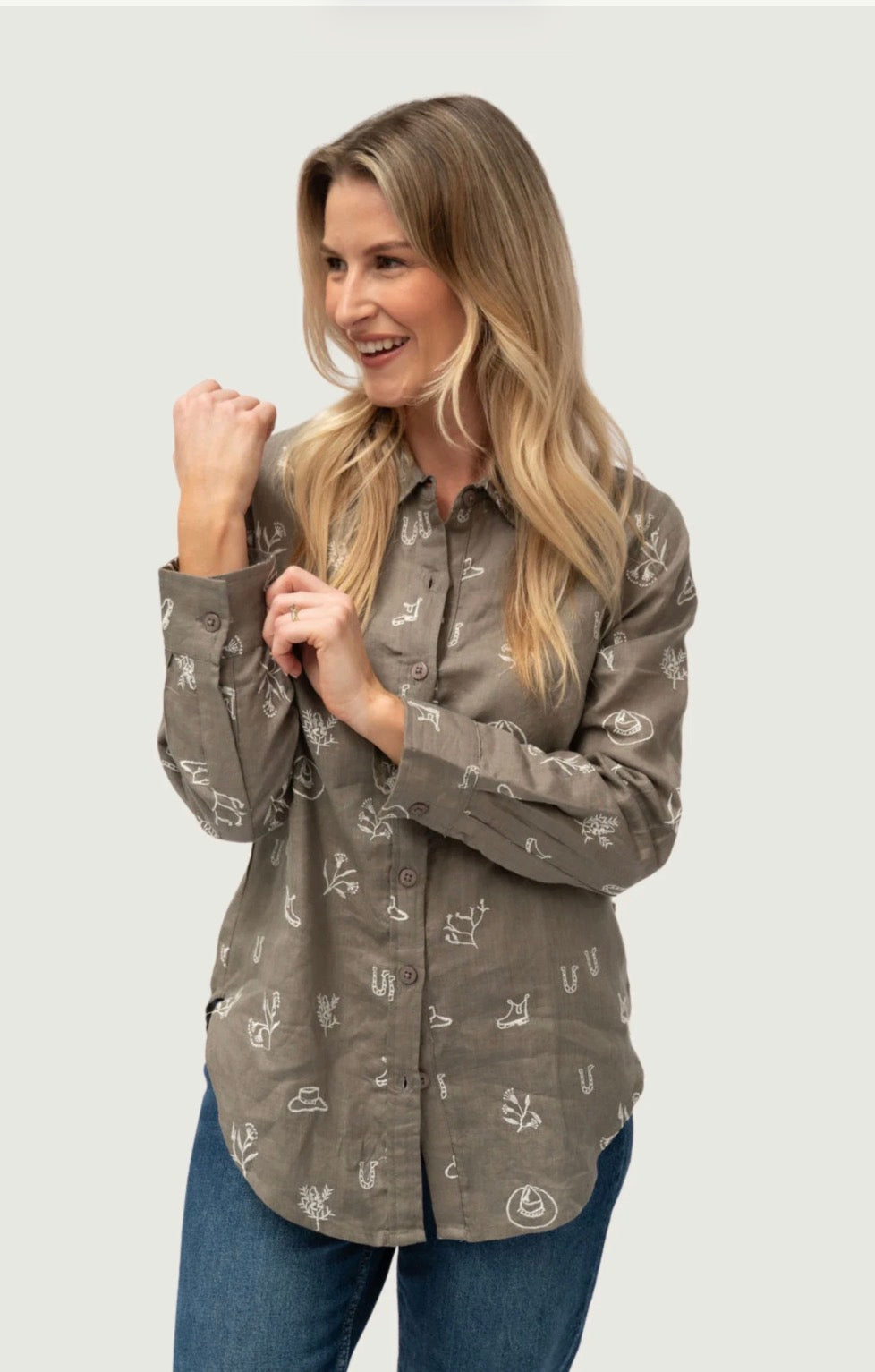 Outback linen Lady Jane Linen Shirt