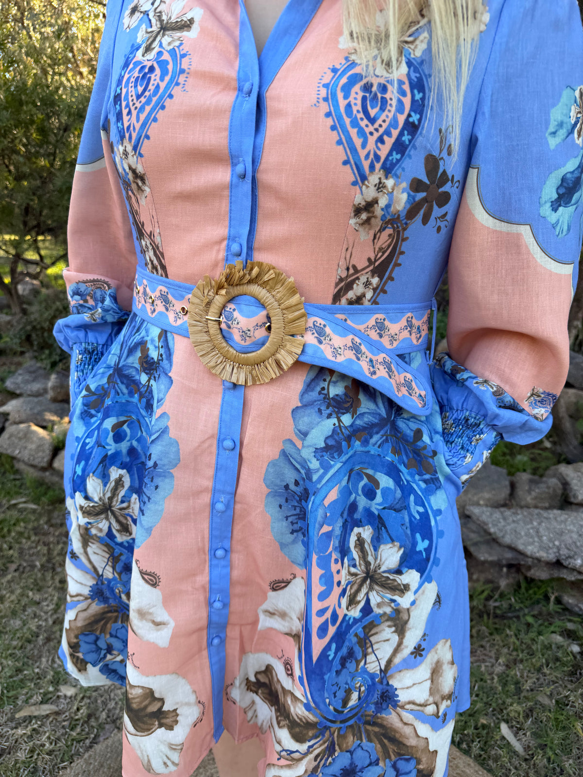 Blue Belle Shirt Dress